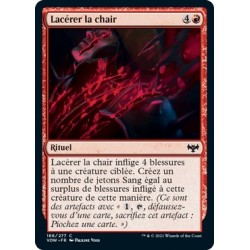 (FOIL) Rouge - Lacérer la chair (C) [VOW]