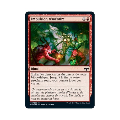 (FOIL) Rouge - Impulsion téméraire (C) [VOW]