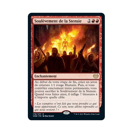 (FOIL) Rouge - Soulèvement de la Stensie (R) [VOW]