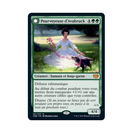 (FOIL) Verte - Pourvoyeuse d'Avabruck (M) [VOW]
