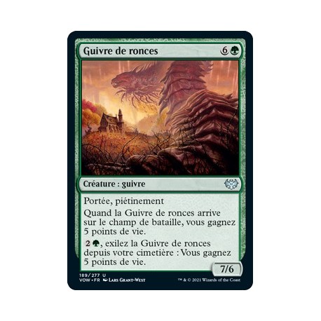 (FOIL) Verte - Guivre de ronces (U) [VOW]