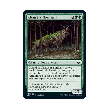 (FOIL) Verte - Chasseur florissant (C) [VOW]