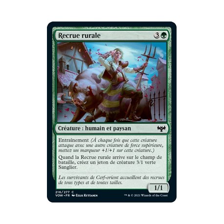 (FOIL) Verte - Recrue rurale (C) [VOW]
