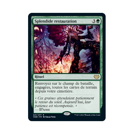 (FOIL) Verte - Splendide restauration (R) [VOW]