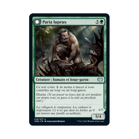 (FOIL) Verte - Paria lupeux (U) [VOW]