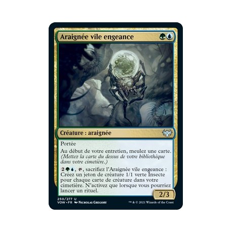 (FOIL) Multicolore - Araignée vile engeance (U) [VOW]