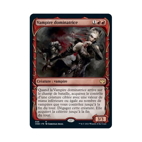 (FOIL) Rouge - (SC) Vampire dominatrice (R) [VOW]