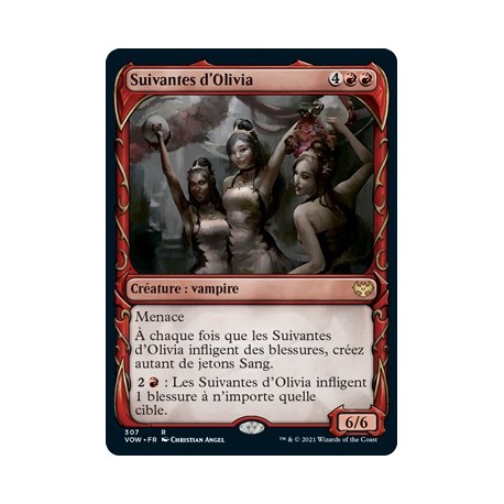 (FOIL) Rouge - (SC) Suivantes d'Olivia (R) [VOW]