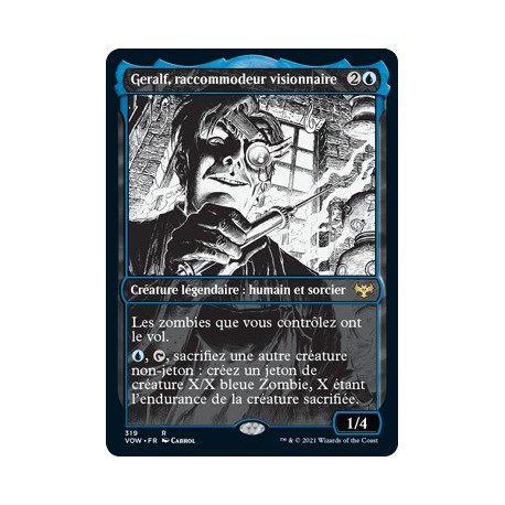 (FOIL) Bleue - (ALT) Geralf, raccommodeur visionnaire (R) [VOW]