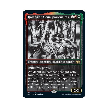 (FOIL) Multicolore - (ALT) Halana et Alena, partenaires (R) [VOW]