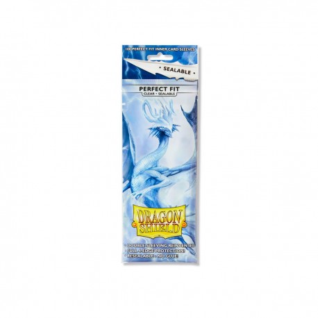 Perfect Fit Sleeves Sealable (x100) - Format : STANDARD / Clear - Dragon Shield