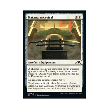 (FOIL) Blanche - Katana ancestral (C) [NEO]
