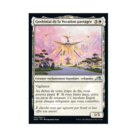 (FOIL) Blanche - Goshintai de la Vocation partagée (U) [NEO]