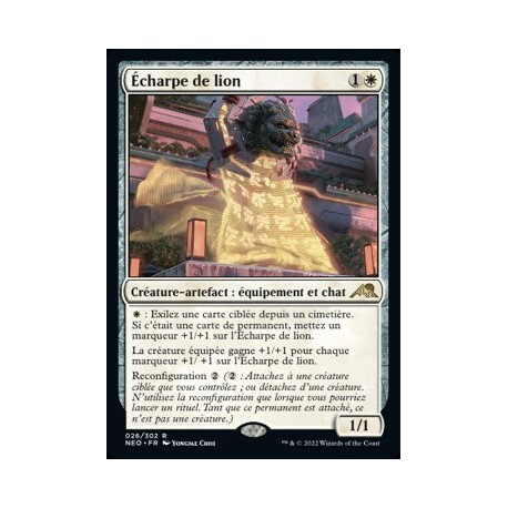 (FOIL) Blanche - Écharpe de lion (R) [NEO]