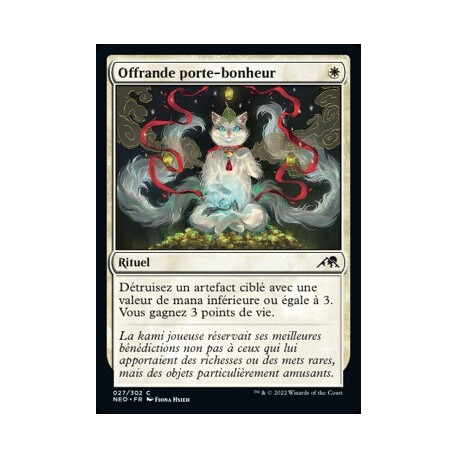(FOIL) Blanche - Offrande porte-bonheur (C) [NEO]