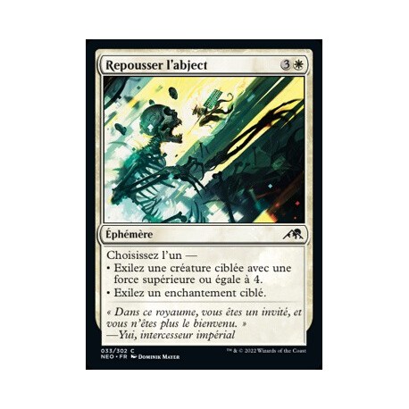 (FOIL) Blanche - Repousser l'abject (C) [NEO]