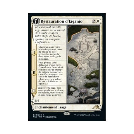 (FOIL) Blanche - Restauration d'Eiganjo (R) [NEO]