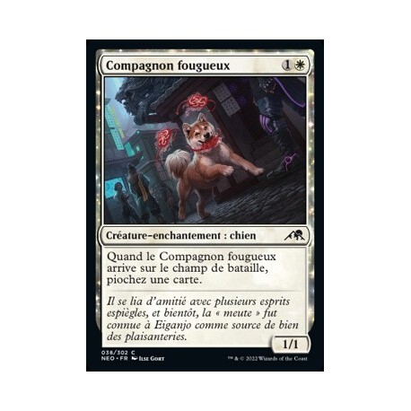 (FOIL) Blanche - Compagnon fougueux (C) [NEO]