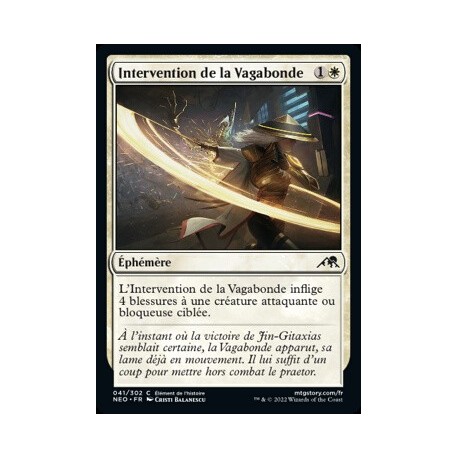 (FOIL) Blanche - Intervention de la Vagabonde (C) [NEO]