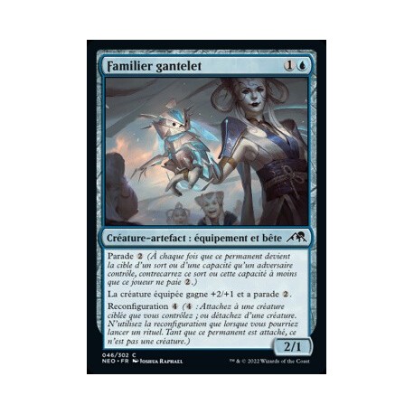 (FOIL) Bleue - Familier gantelet (C) [NEO]