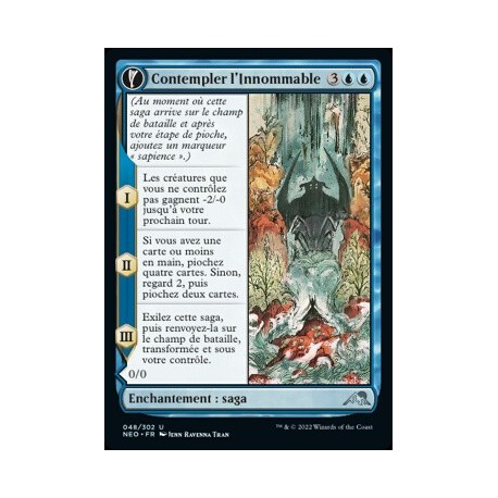 (FOIL) Bleue - Contempler l'Innommable (U) [NEO]