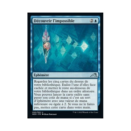(FOIL) Bleue - Découvrir l'impossible (U) [NEO]