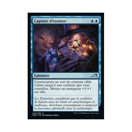 (FOIL) Bleue - Capture d'essence (U) [NEO]