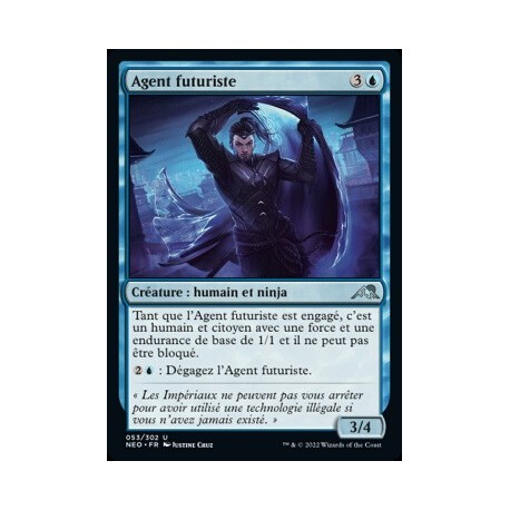 (FOIL) Bleue - Agent futuriste (U) [NEO]