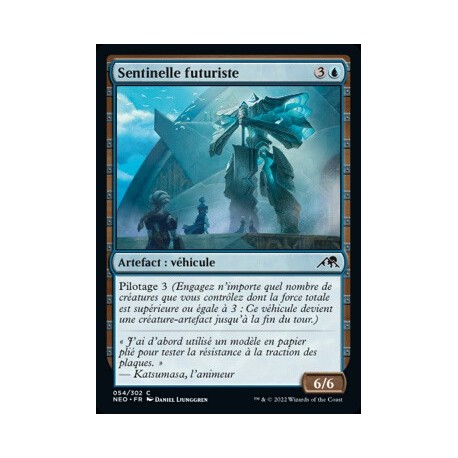 (FOIL) Bleue - Sentinelle futuriste (C) [NEO]