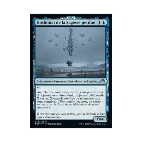 (FOIL) Bleue - Goshintai de la Sagesse perdue (U) [NEO]