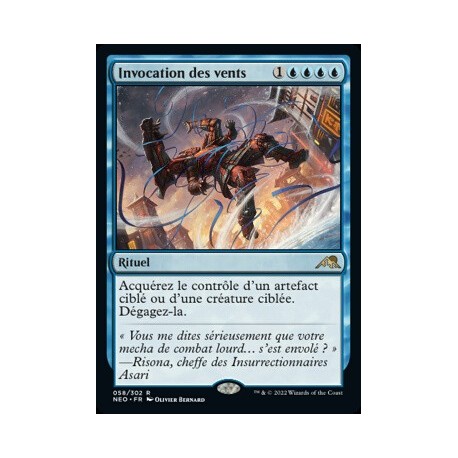(FOIL) Bleue - Invocation des vents (R) [NEO]