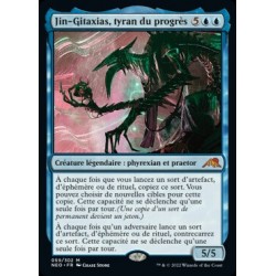 (FOIL) Bleue - Jin-Gitaxias, tyran du progrès (M) [NEO]