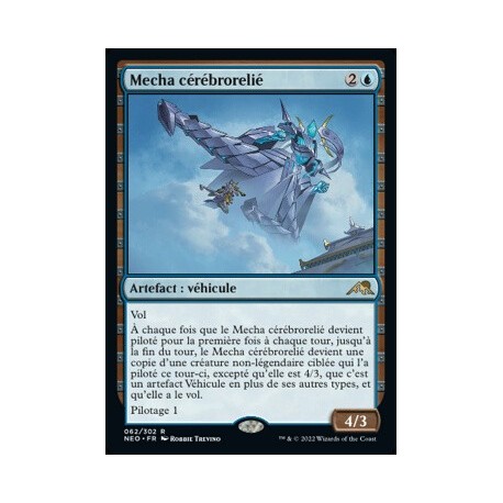 (FOIL) Bleue - Mecha cérébrorelié (R) [NEO]