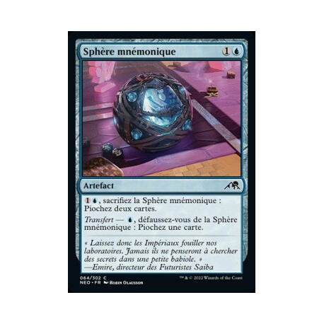 (FOIL) Bleue - Sphère mnémonique (C) [NEO]