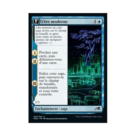 (FOIL) Bleue - L'ère moderne (C) [NEO]
