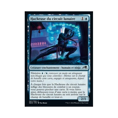 (FOIL) Bleue - Hackeuse du circuit lunaire (C) [NEO]