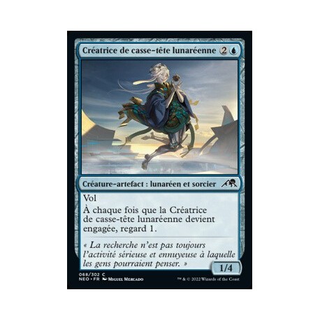(FOIL) Bleue - Créatrice de casse-tête lunaréenne (C) [NEO]