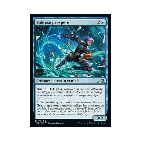 (FOIL) Bleue - Voleuse prospère (U) [NEO]