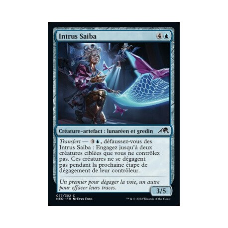 (FOIL) Bleue - Intrus Saiba (C) [NEO]