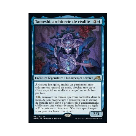 (FOIL) Bleue - Tameshi, architecte de réalité (R) [NEO]