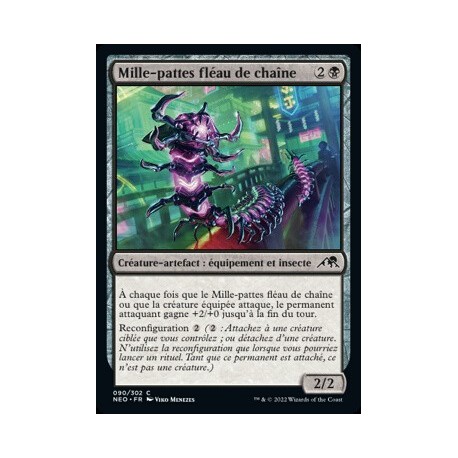 (FOIL) Noire - Mille-pattes fléau de chaîne (C) [NEO]