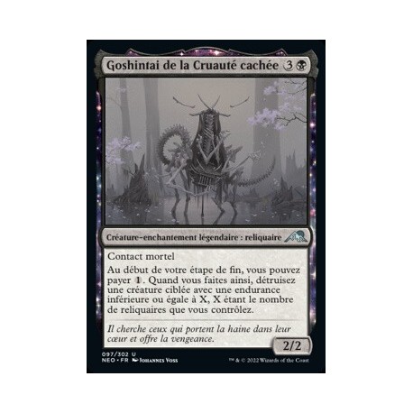 (FOIL) Noire - Goshintai de la Cruauté cachée (U) [NEO]