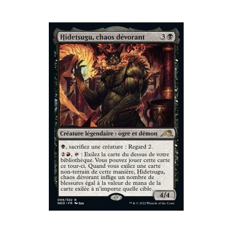 (FOIL) Noire - Hidetsugu, chaos dévorant (R) [NEO]
