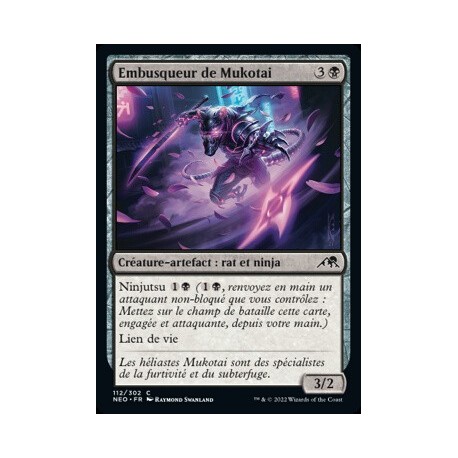 (FOIL) Noire - Embusqueur de Mukotai (C) [NEO]