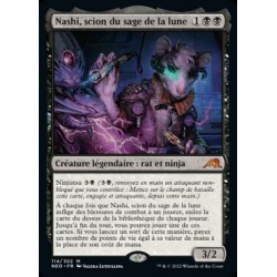 (FOIL) Noire - Nashi, scion du sage de la lune (M) [NEO]
