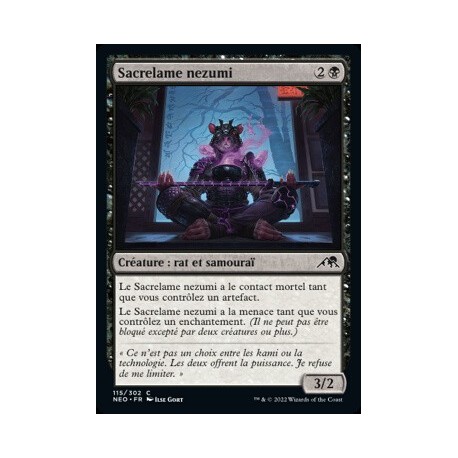 (FOIL) Noire - Sacrelame nezumi (C) [NEO]