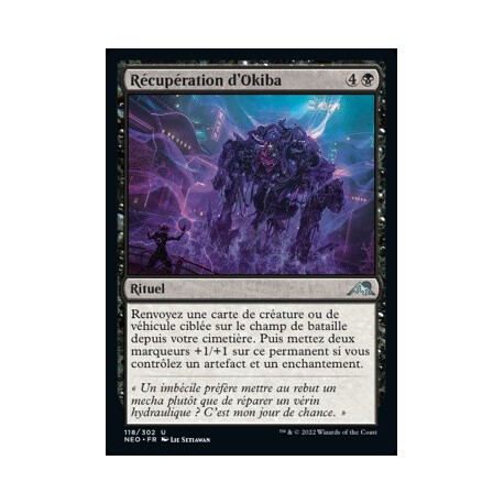 (FOIL) Noire - Récupération d'Okiba (U) [NEO]
