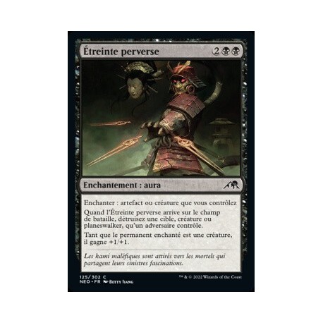 (FOIL) Noire - Étreinte perverse (C) [NEO]
