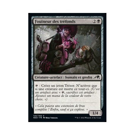 (FOIL) Noire - Fouineur des tréfonds (C) [NEO]