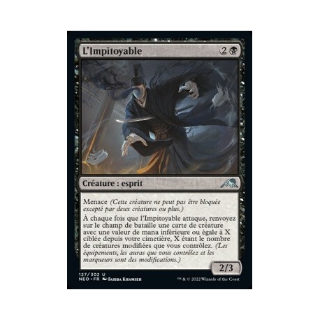 (FOIL) Noire - L'Impitoyable (U) [NEO]